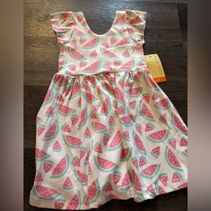 Kids Monica + Andy Watermelon Print Dress - NWT COTTON